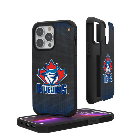 Toronto Blue Jays 1997-2002 - Cooperstown Collection Linen Rugged Phone Case for Apple iPhone