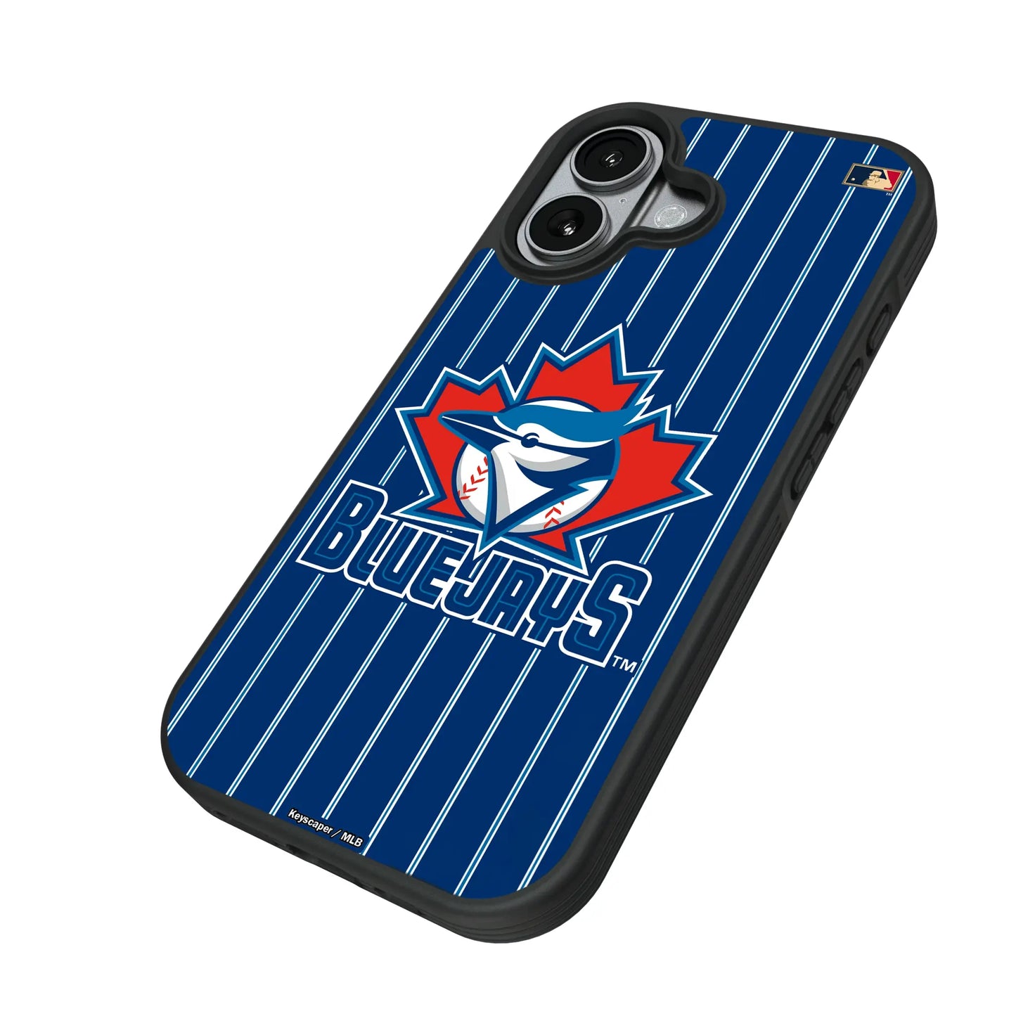 Toronto Blue Jays 1997-2002 - Cooperstown Collection Pinstripe Bump Phone Case for Apple iPhone
