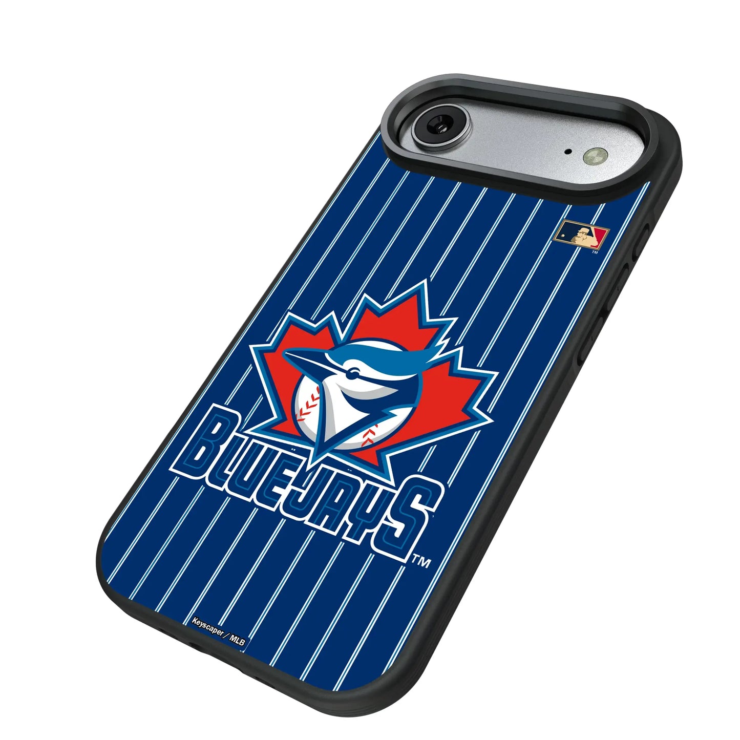 Toronto Blue Jays 1997-2002 - Cooperstown Collection Pinstripe Bump Phone Case for Apple iPhone