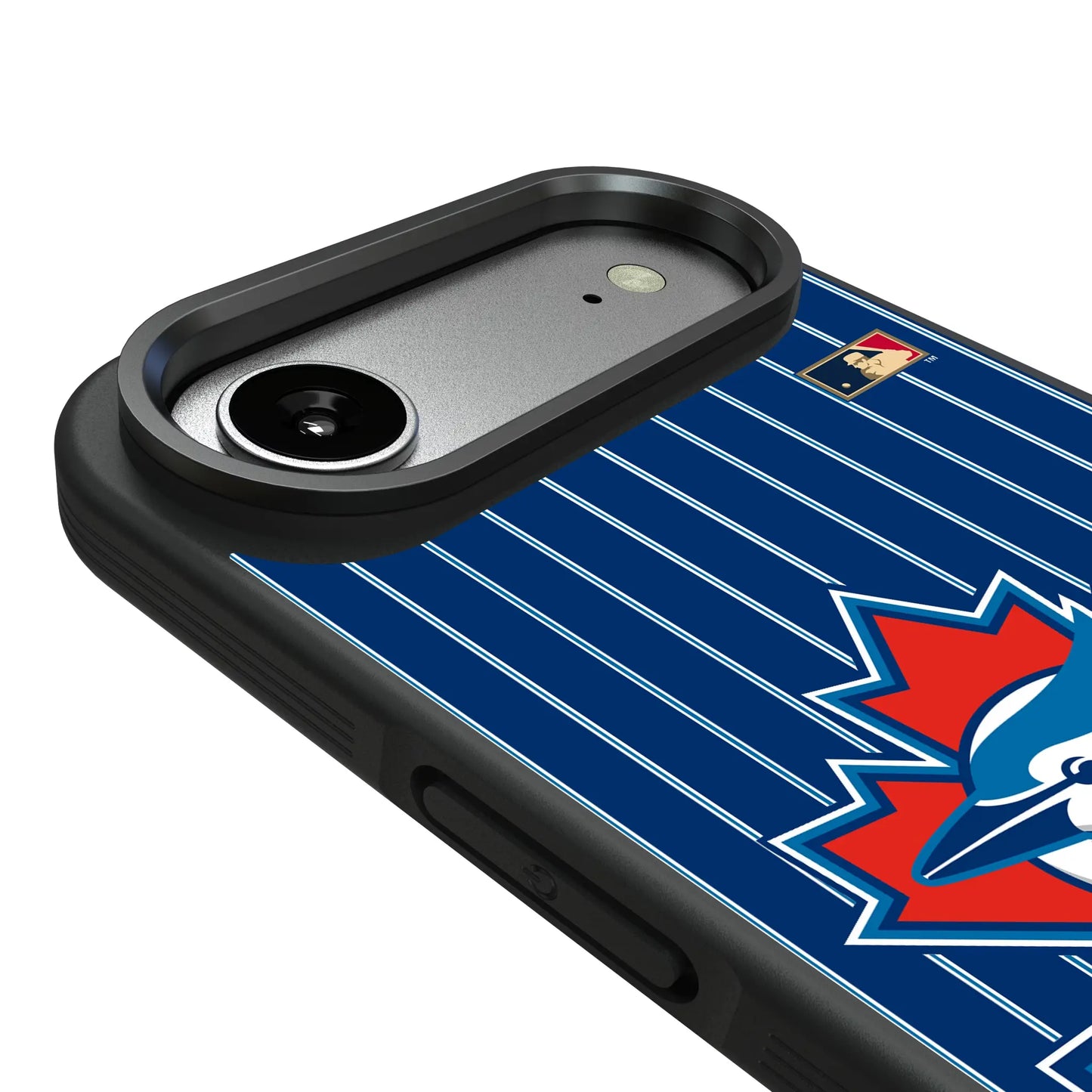 Toronto Blue Jays 1997-2002 - Cooperstown Collection Pinstripe Bump Phone Case for Apple iPhone