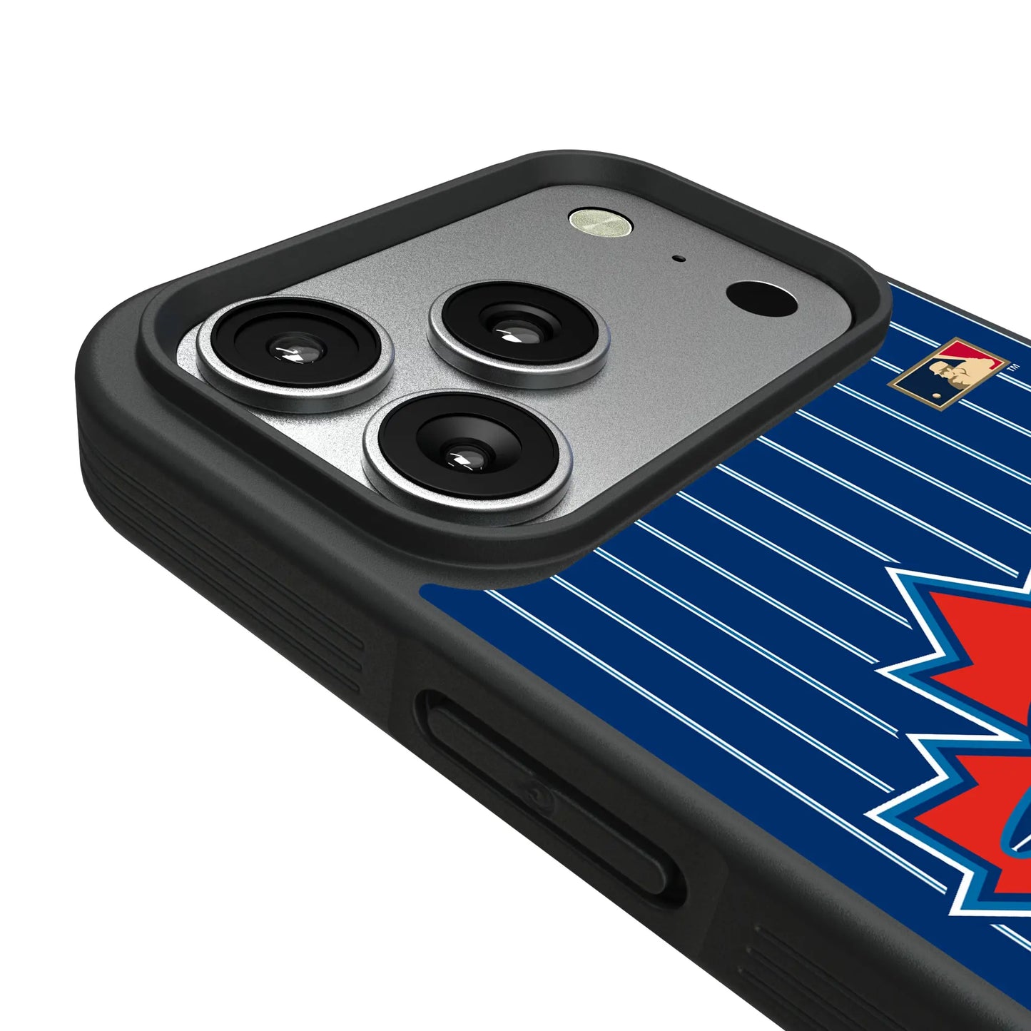 Toronto Blue Jays 1997-2002 - Cooperstown Collection Pinstripe Bump Phone Case for Apple iPhone