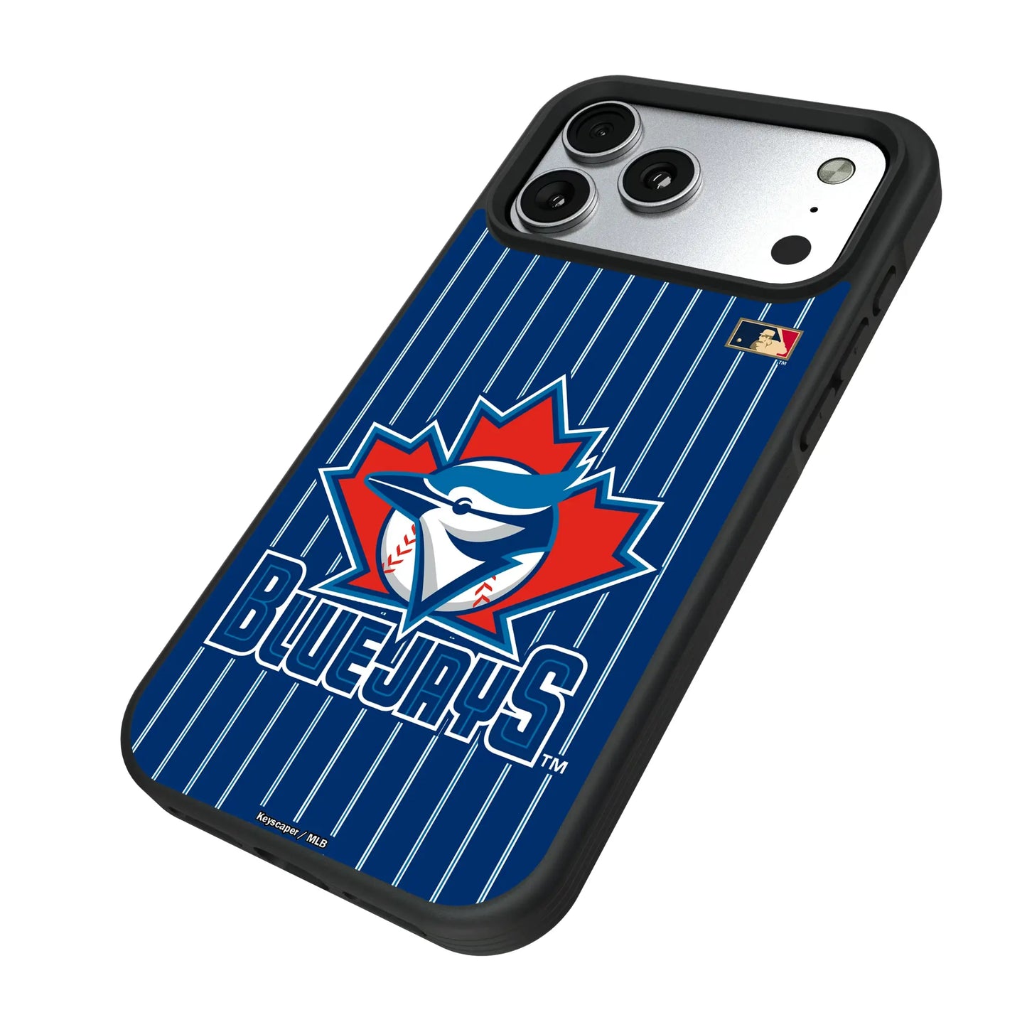 Toronto Blue Jays 1997-2002 - Cooperstown Collection Pinstripe Bump Phone Case for Apple iPhone