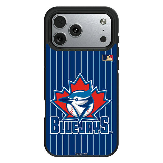 Toronto Blue Jays 1997-2002 - Cooperstown Collection Pinstripe Bump Phone Case for Apple iPhone