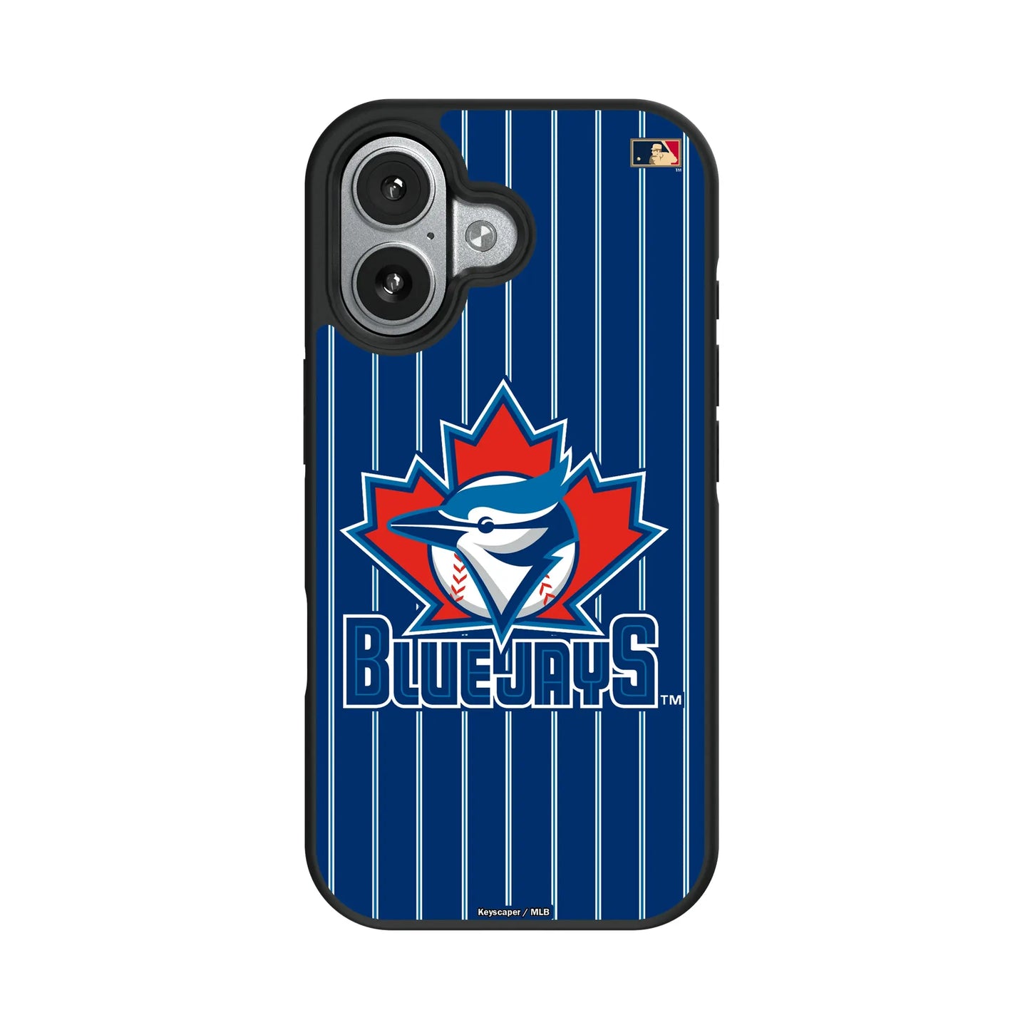 Toronto Blue Jays 1997-2002 - Cooperstown Collection Pinstripe Bump Phone Case for Apple iPhone