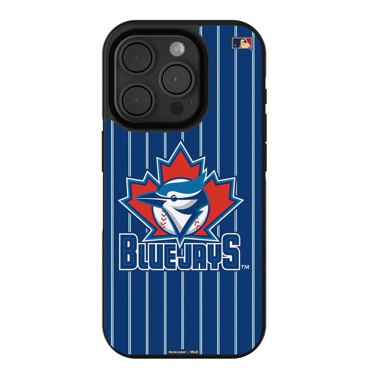 Toronto Blue Jays 1997-2002 - Cooperstown Collection Pinstripe Bump Phone Case for Apple iPhone
