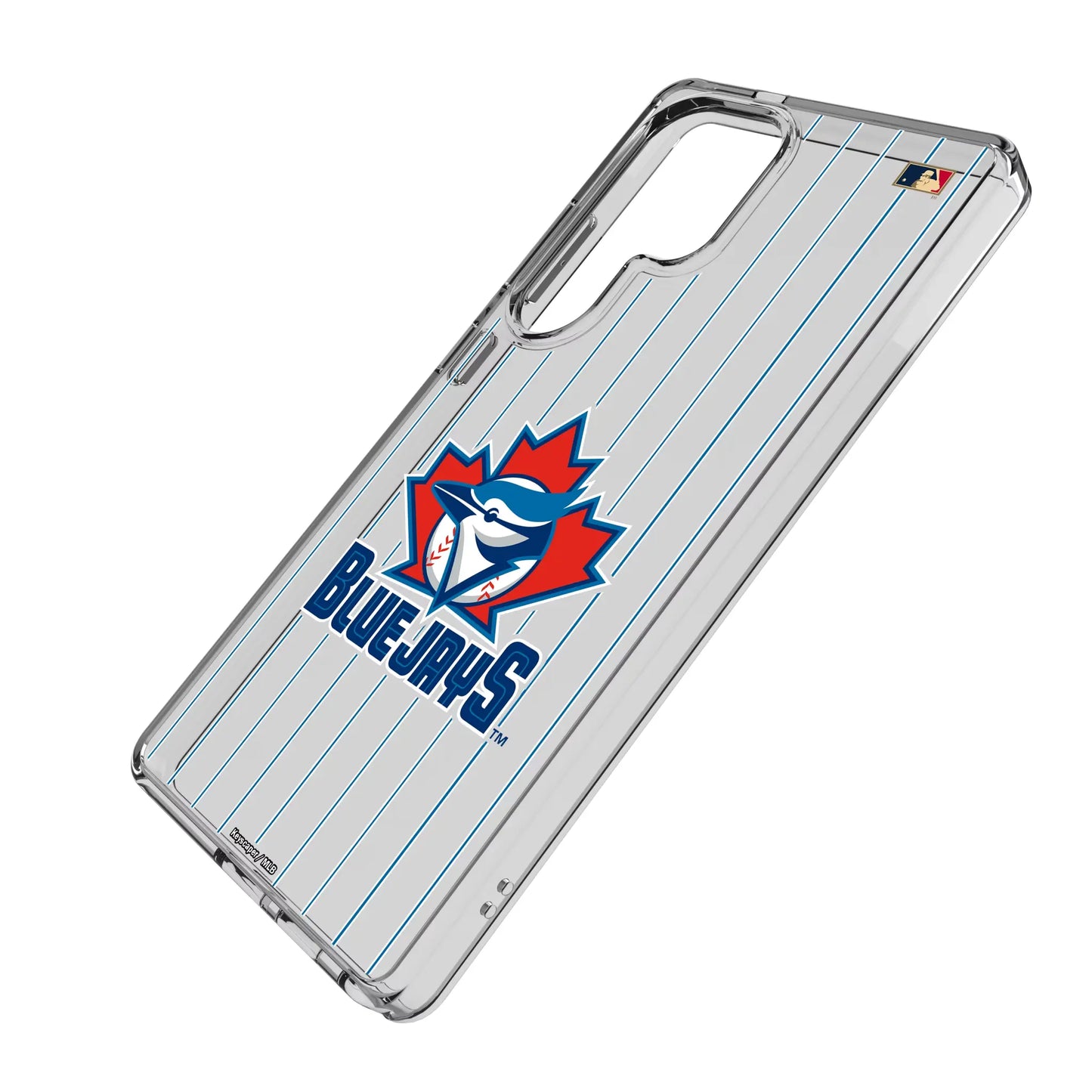 Toronto Blue Jays 1997-2002 - Cooperstown Collection Pinstripe Clear Phone Case for Samsung Galaxy