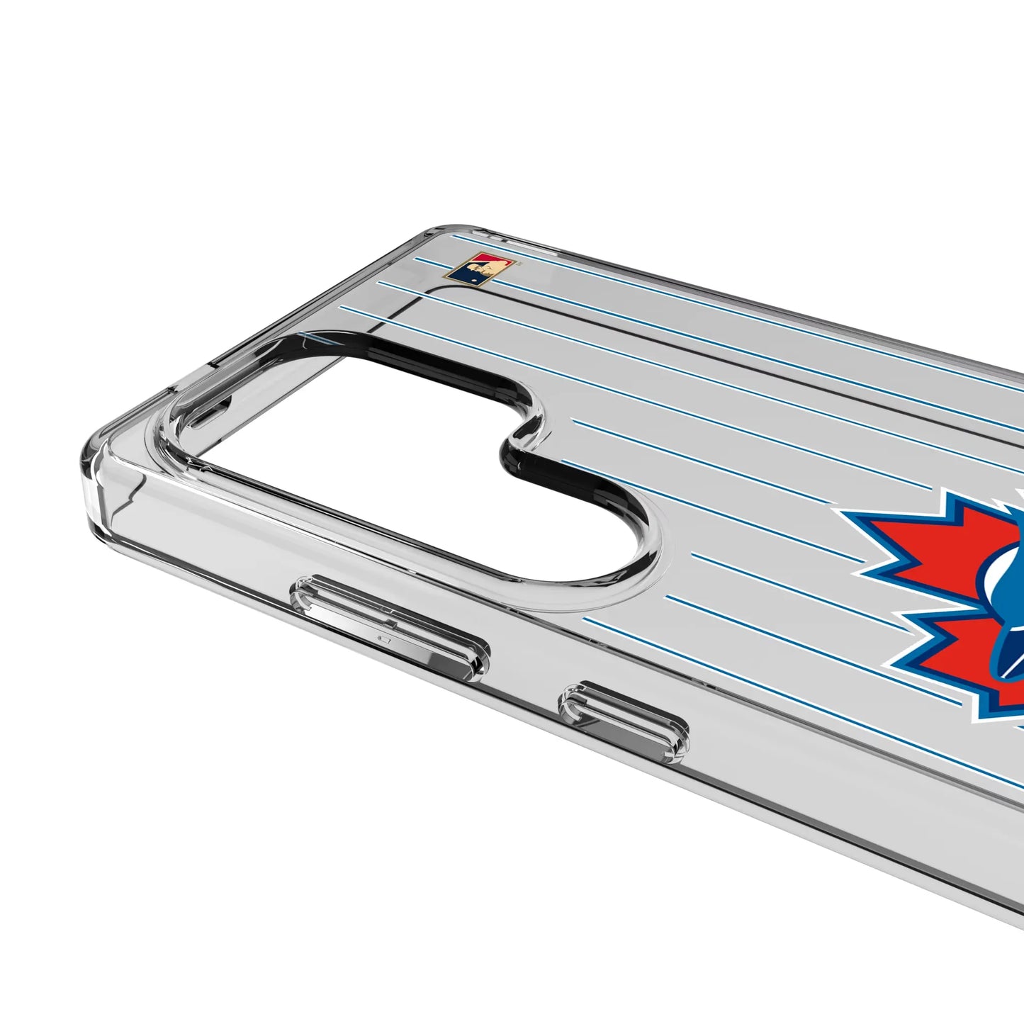 Toronto Blue Jays 1997-2002 - Cooperstown Collection Pinstripe Clear Phone Case for Samsung Galaxy