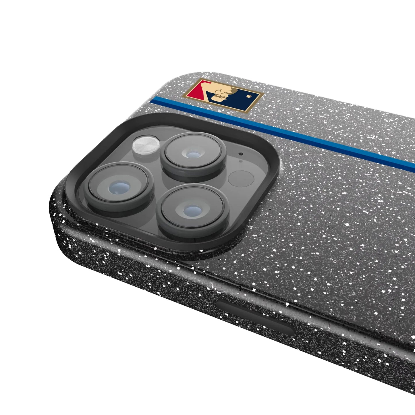 Toronto Blue Jays 1997-2002 - Cooperstown Collection Sidebar Black Bling Phone Case for Apple iPhone