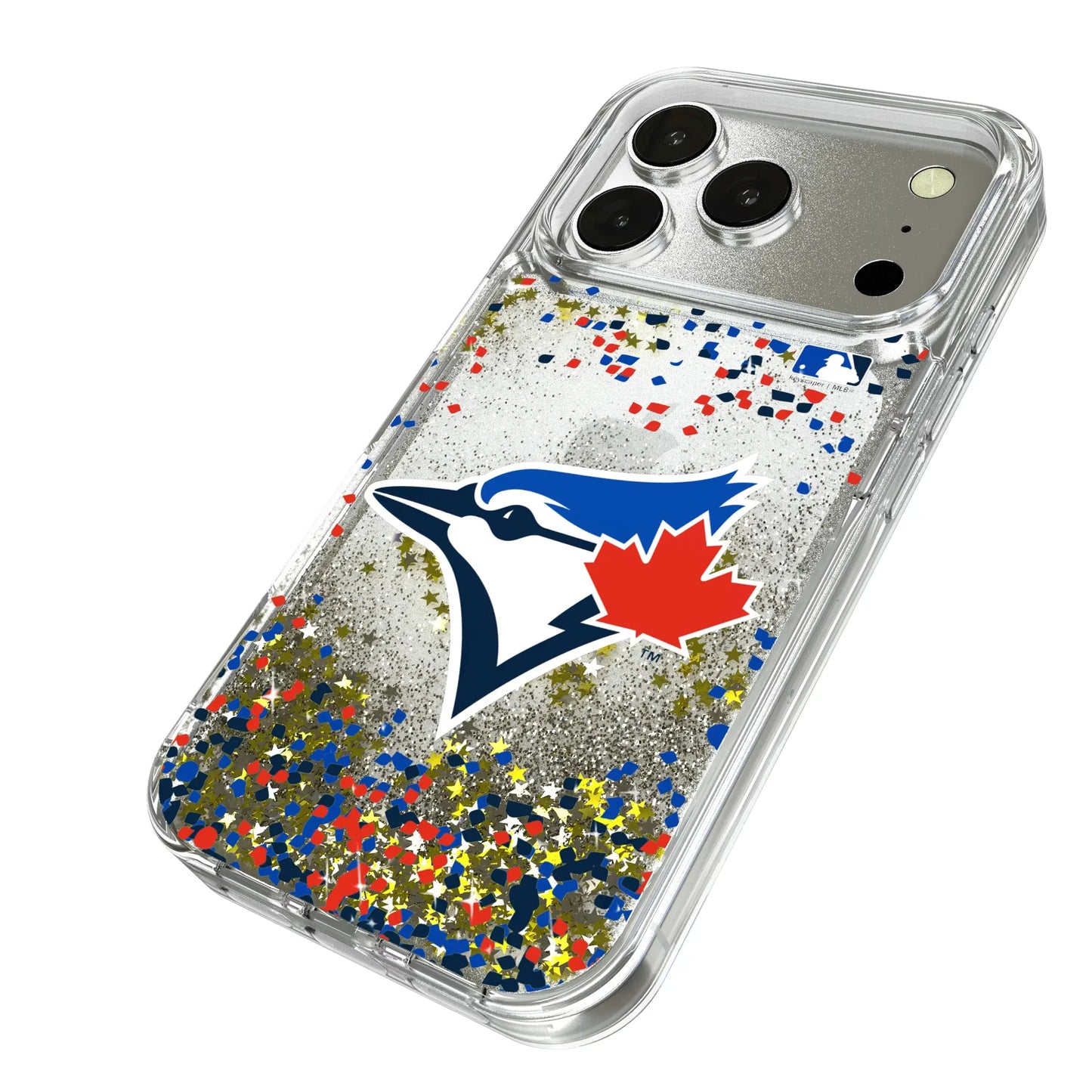 Toronto Blue Jays Confetti Glitter Phone Case for Apple iPhone