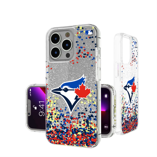Toronto Blue Jays Confetti Glitter Phone Case for Apple iPhone