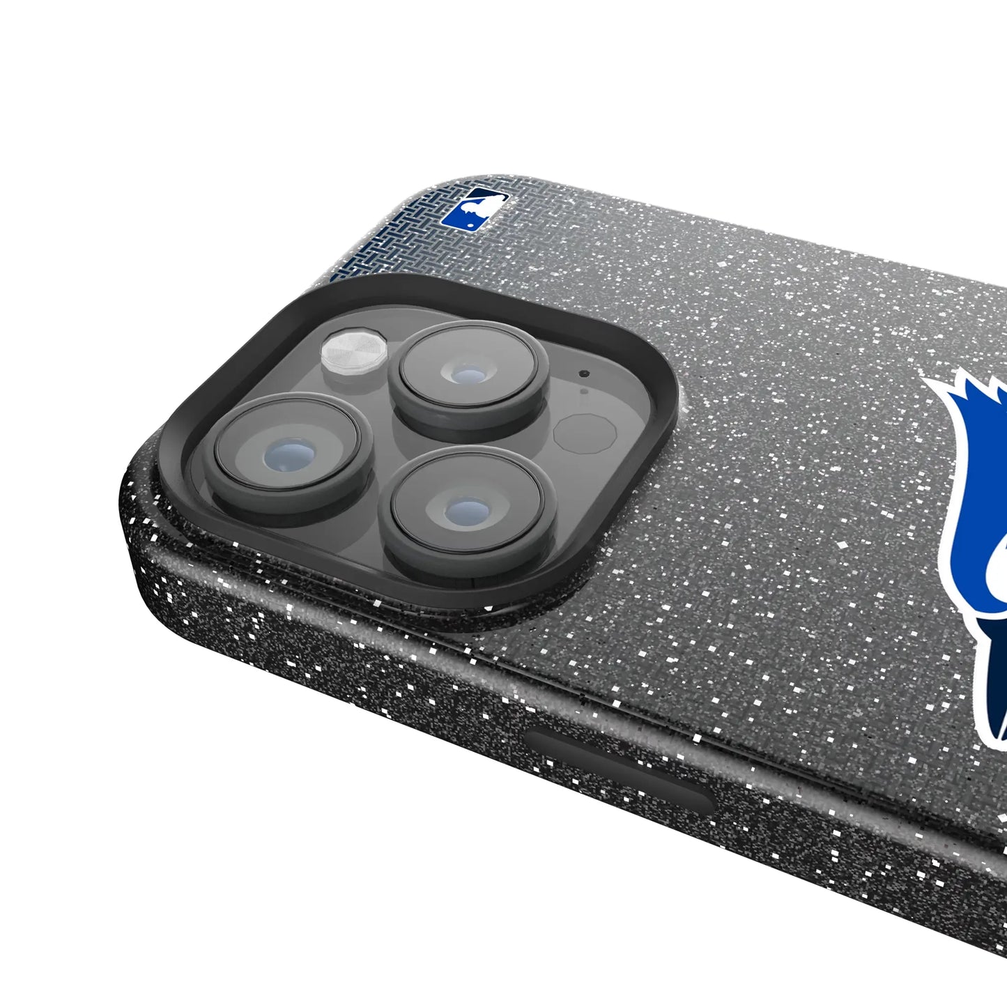 Toronto Blue Jays Linen Black Bling Phone Case for Apple iPhone