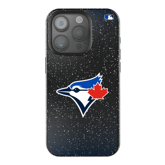 Toronto Blue Jays Linen Black Bling Phone Case for Apple iPhone