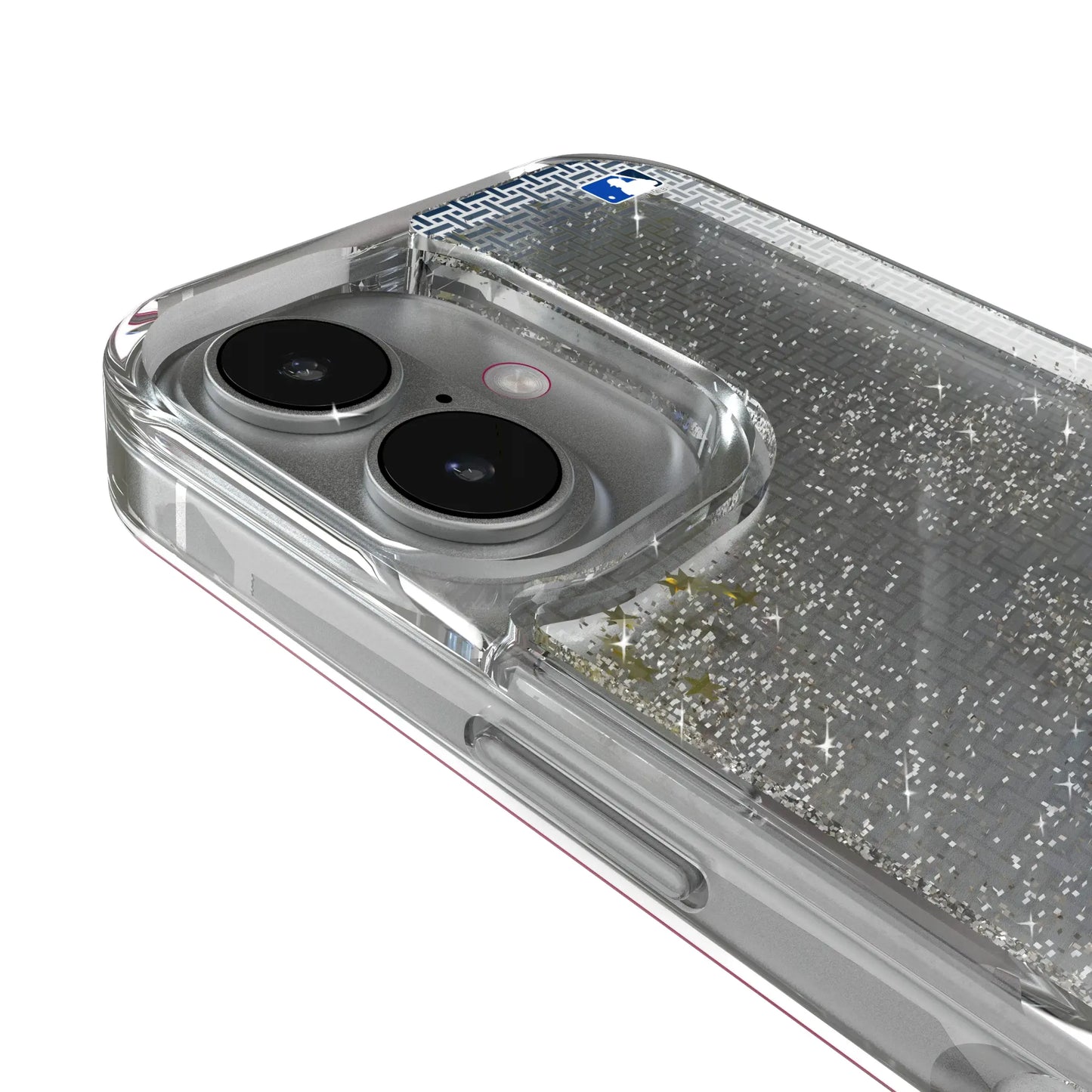 Toronto Blue Jays Linen Glitter Phone Case for Apple iPhone