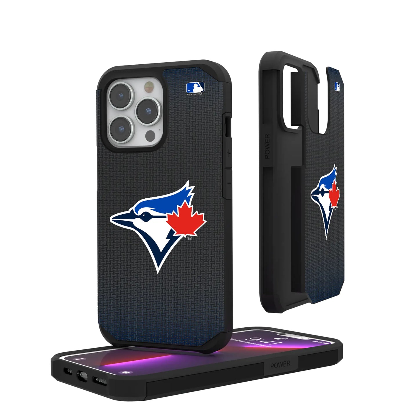 Toronto Blue Jays Linen Rugged Phone Case for Apple iPhone