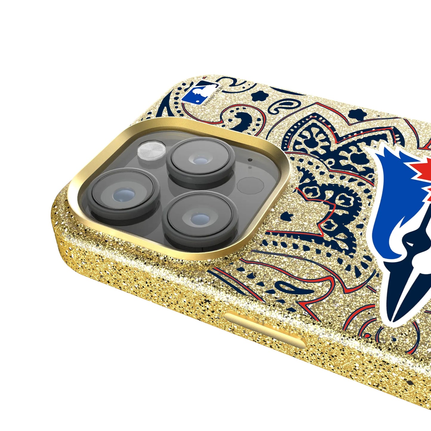 Toronto Blue Jays Paisley Bling Phone Case for Apple iPhone