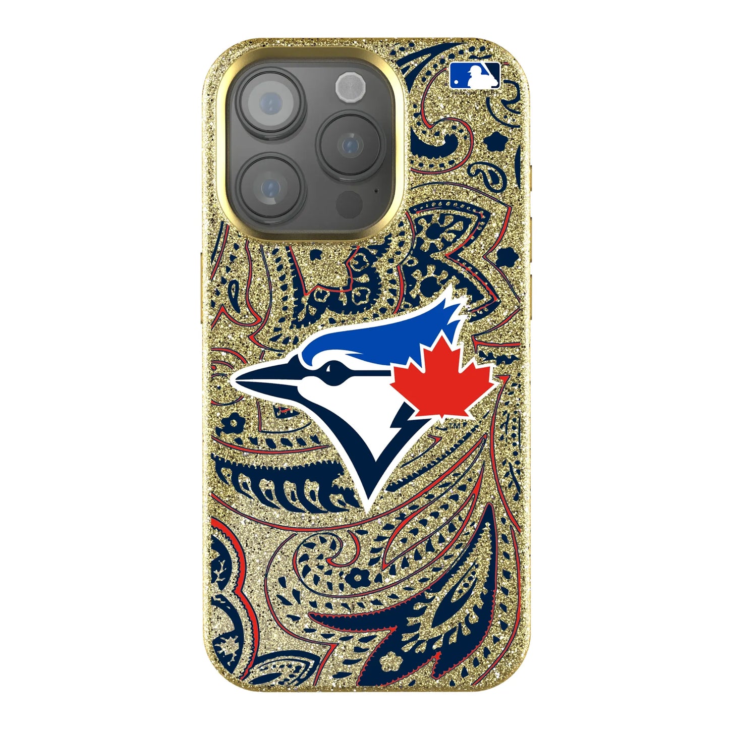 Toronto Blue Jays Paisley Bling Phone Case for Apple iPhone