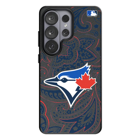 Toronto Blue Jays Paisley MagSafe Compatible Phone Case for Samsung Galaxy