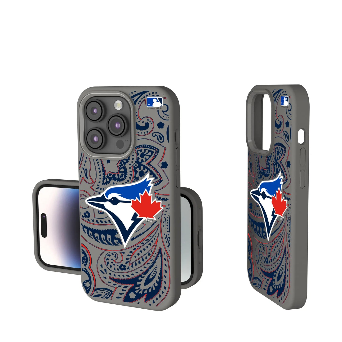 Toronto Blue Jays Paisley Soft Touch Phone Case for Apple iPhone