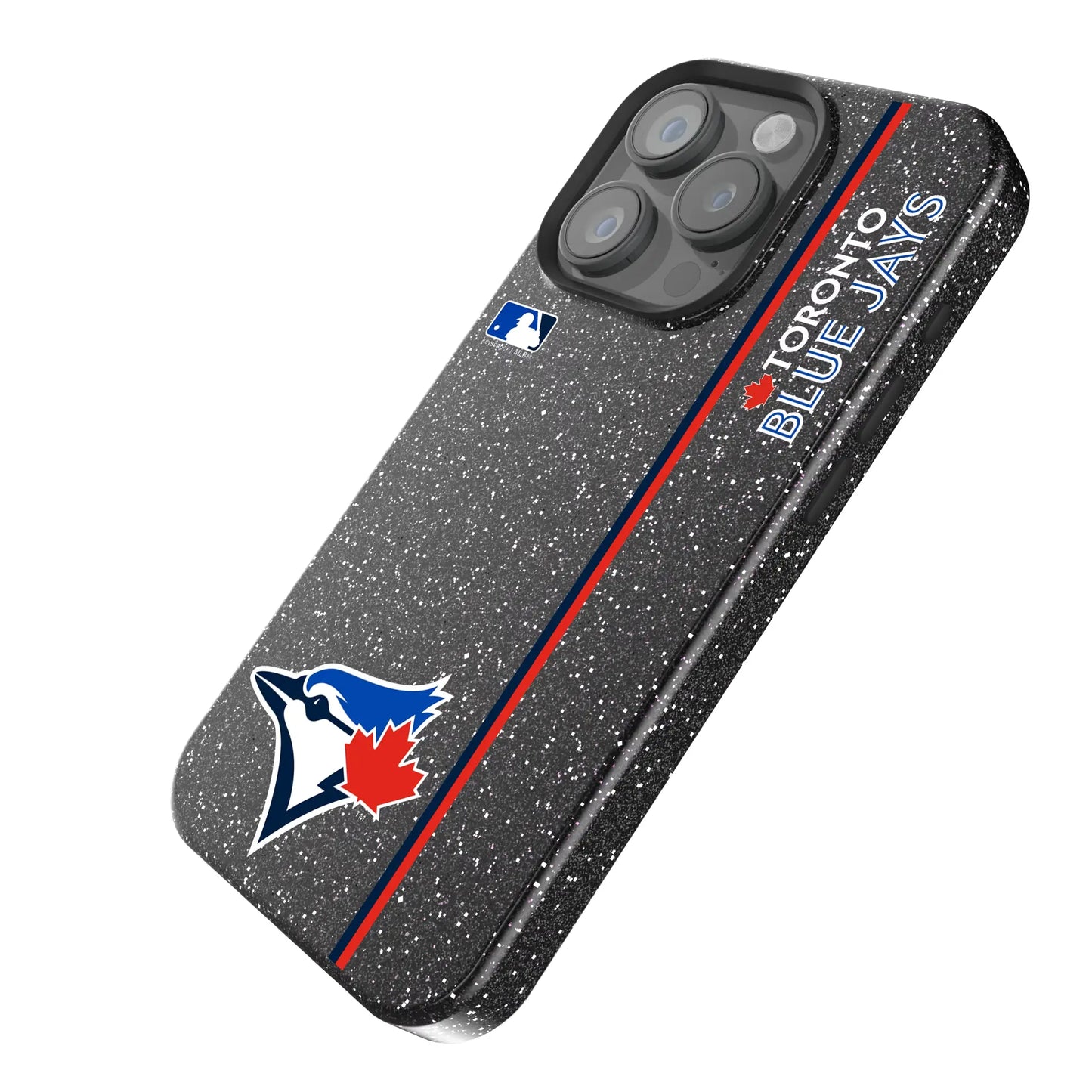 Toronto Blue Jays Sidebar Black Bling Phone Case for Apple iPhone