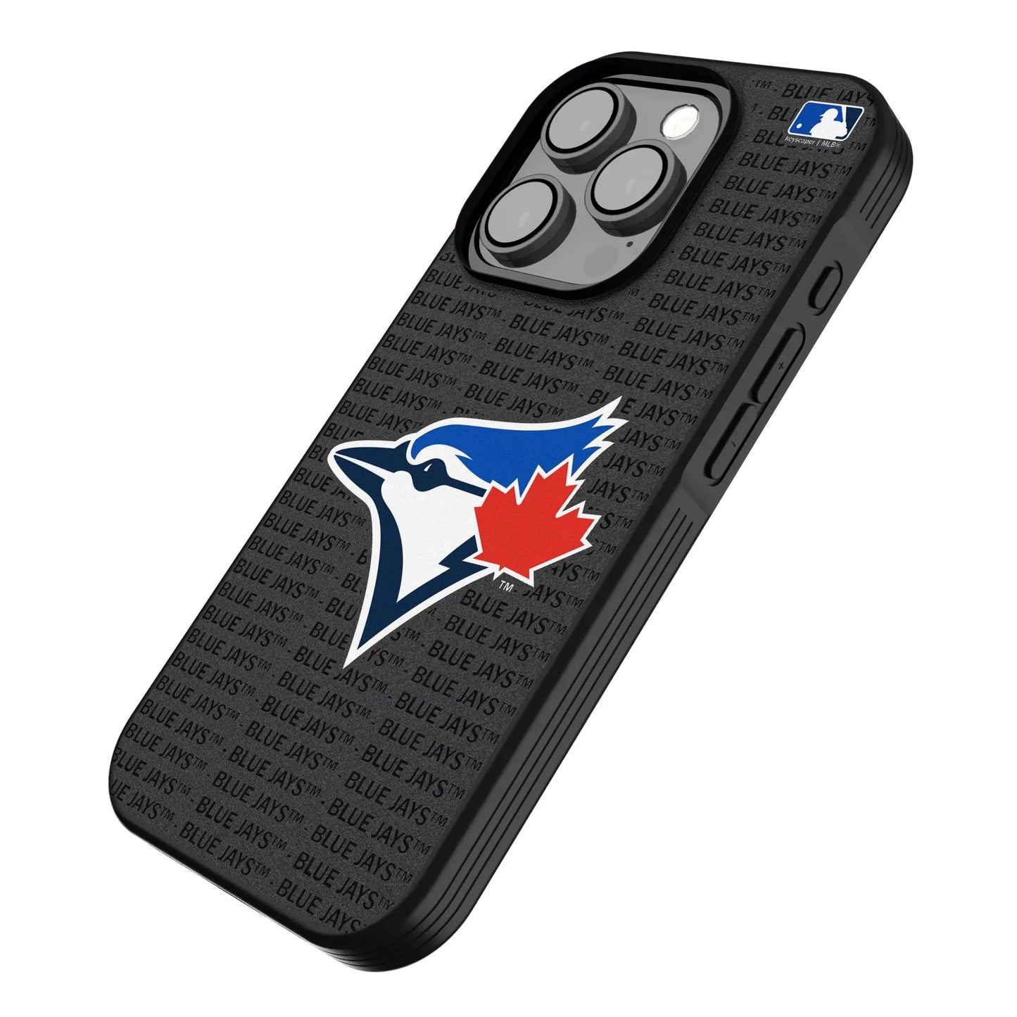 Toronto Blue Jays Text Backdrop Bump Phone Case for Apple iPhone