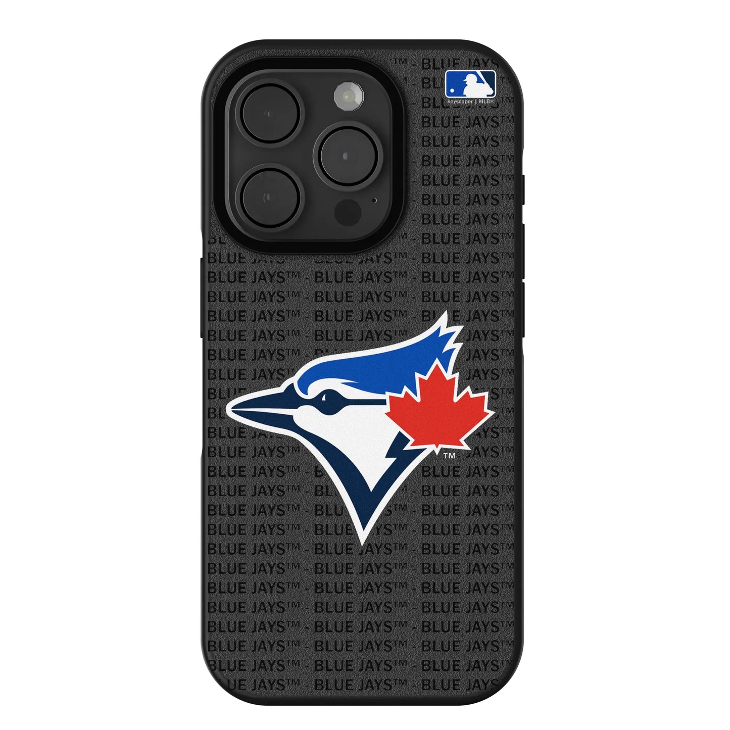 Toronto Blue Jays Text Backdrop Bump Phone Case for Apple iPhone