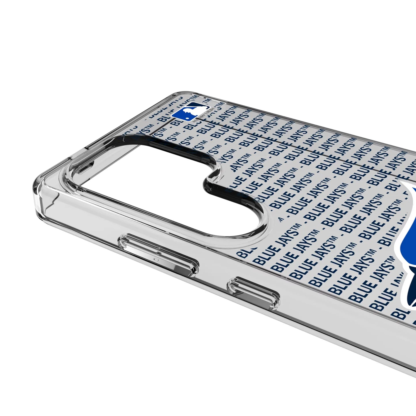 Toronto Blue Jays Text Backdrop Clear Phone Case for Samsung Galaxy