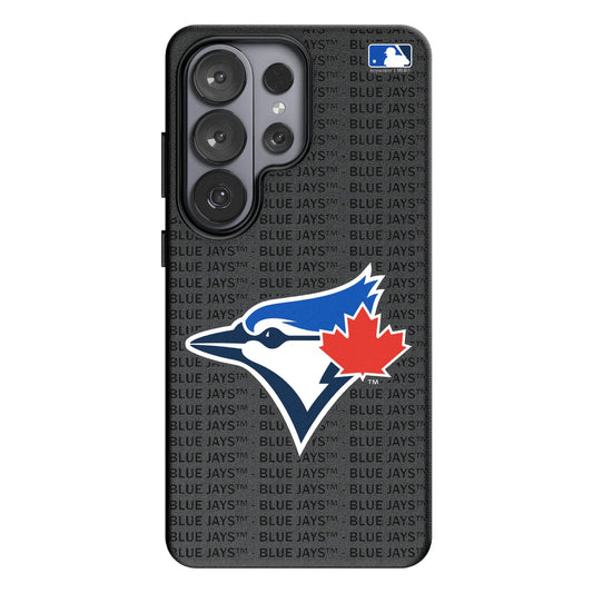 Toronto Blue Jays Text Backdrop MagSafe Compatible Phone Case for Samsung Galaxy