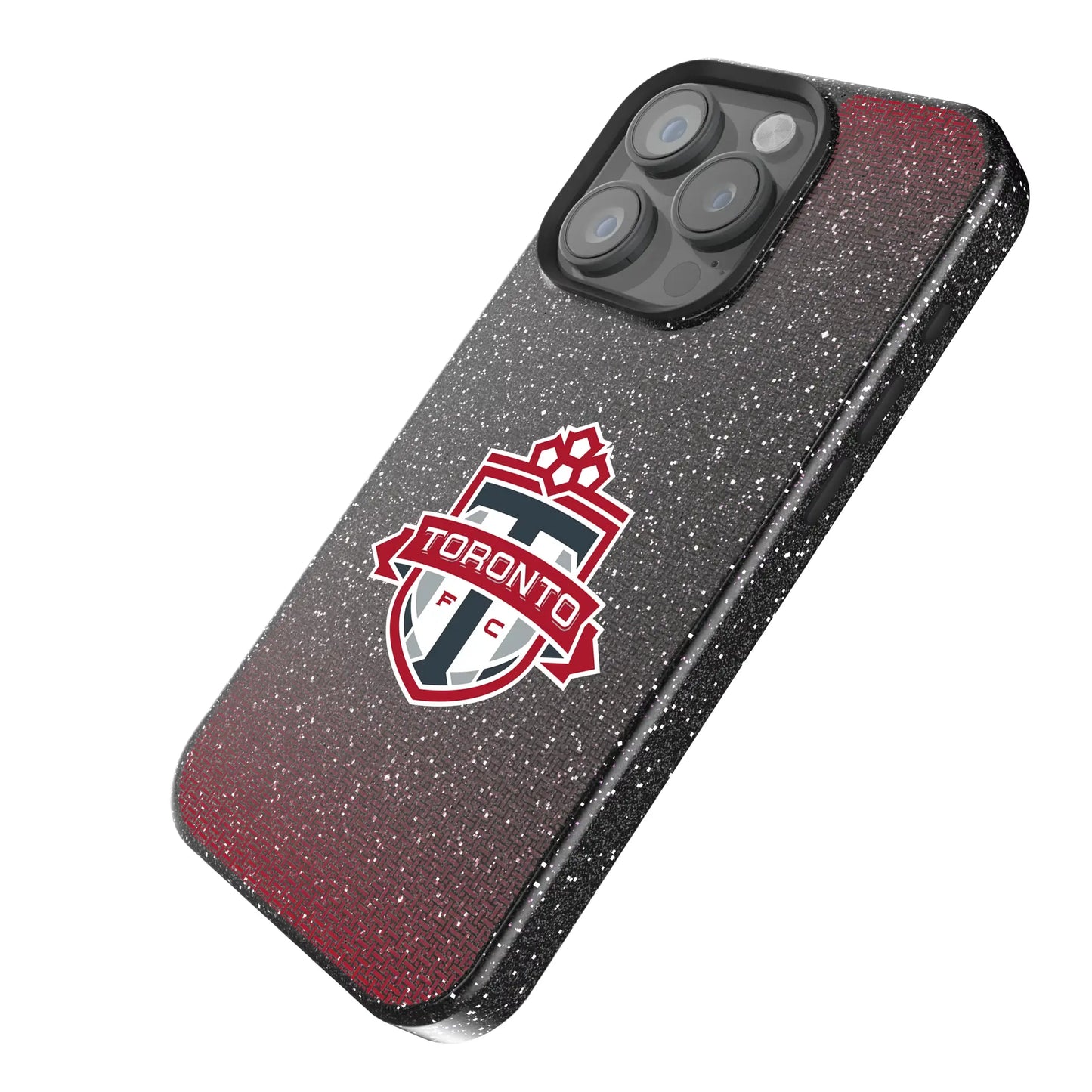 Toronto FC Linen Black Bling Phone Case for Apple iPhone