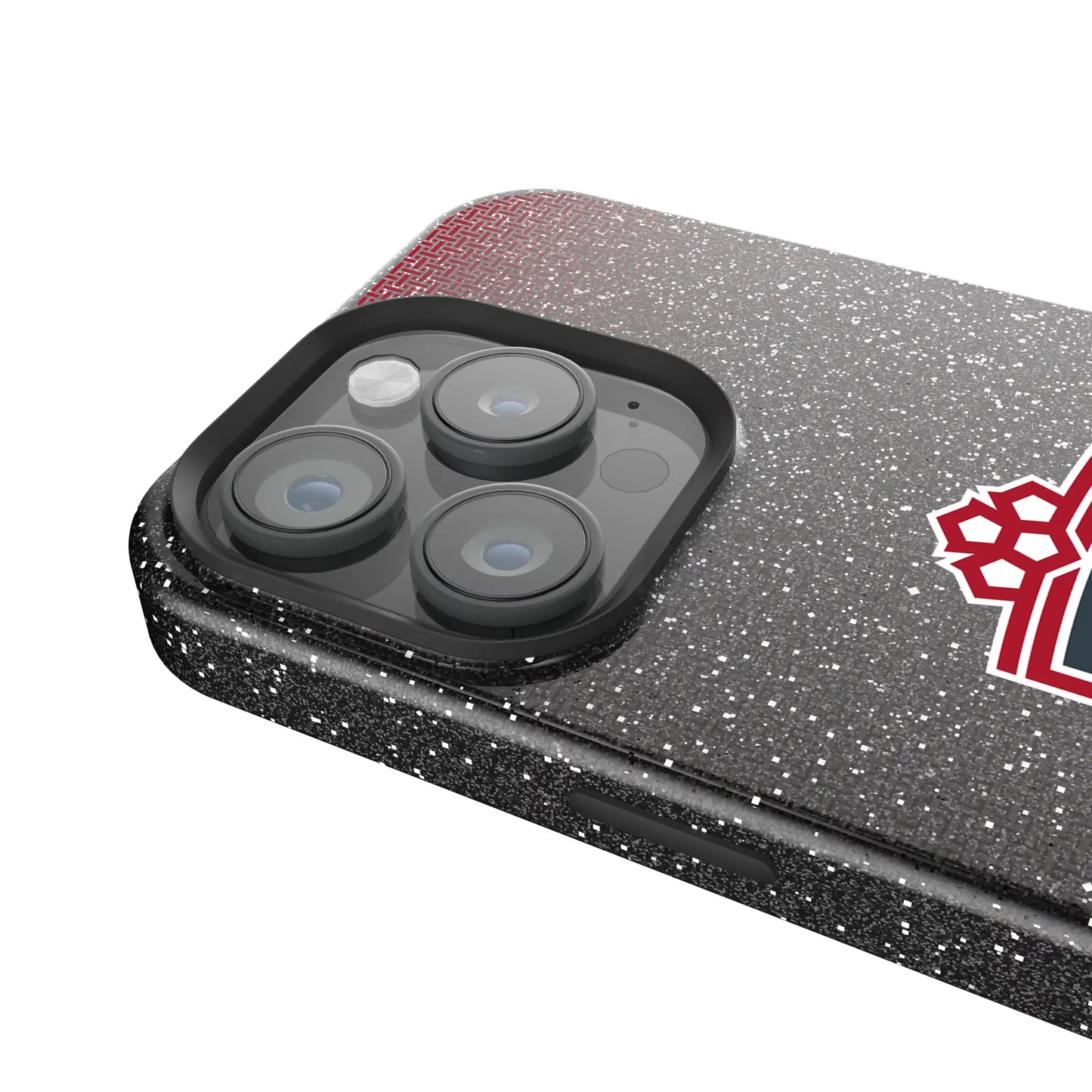 Toronto FC Linen Black Bling Phone Case for Apple iPhone
