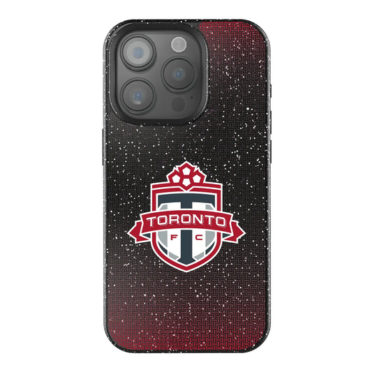 Toronto FC Linen Black Bling Phone Case for Apple iPhone