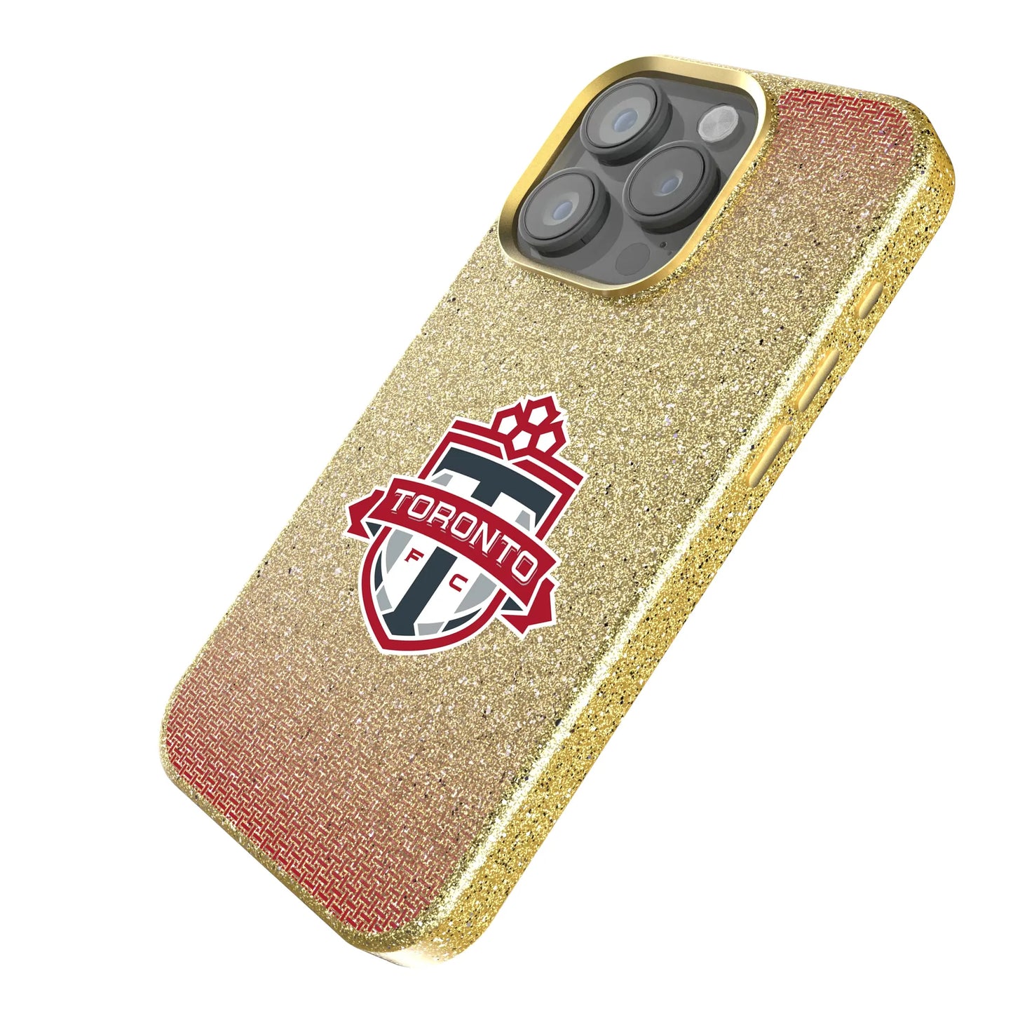 Toronto FC Linen Bling Phone Case for Apple iPhone