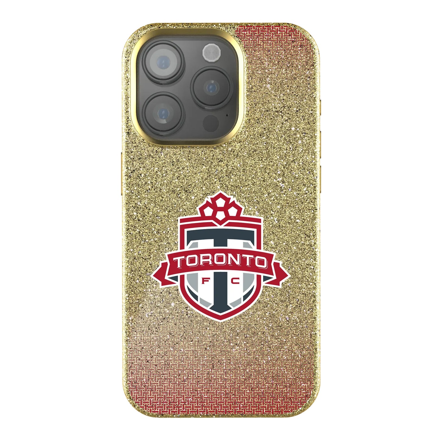 Toronto FC Linen Bling Phone Case for Apple iPhone
