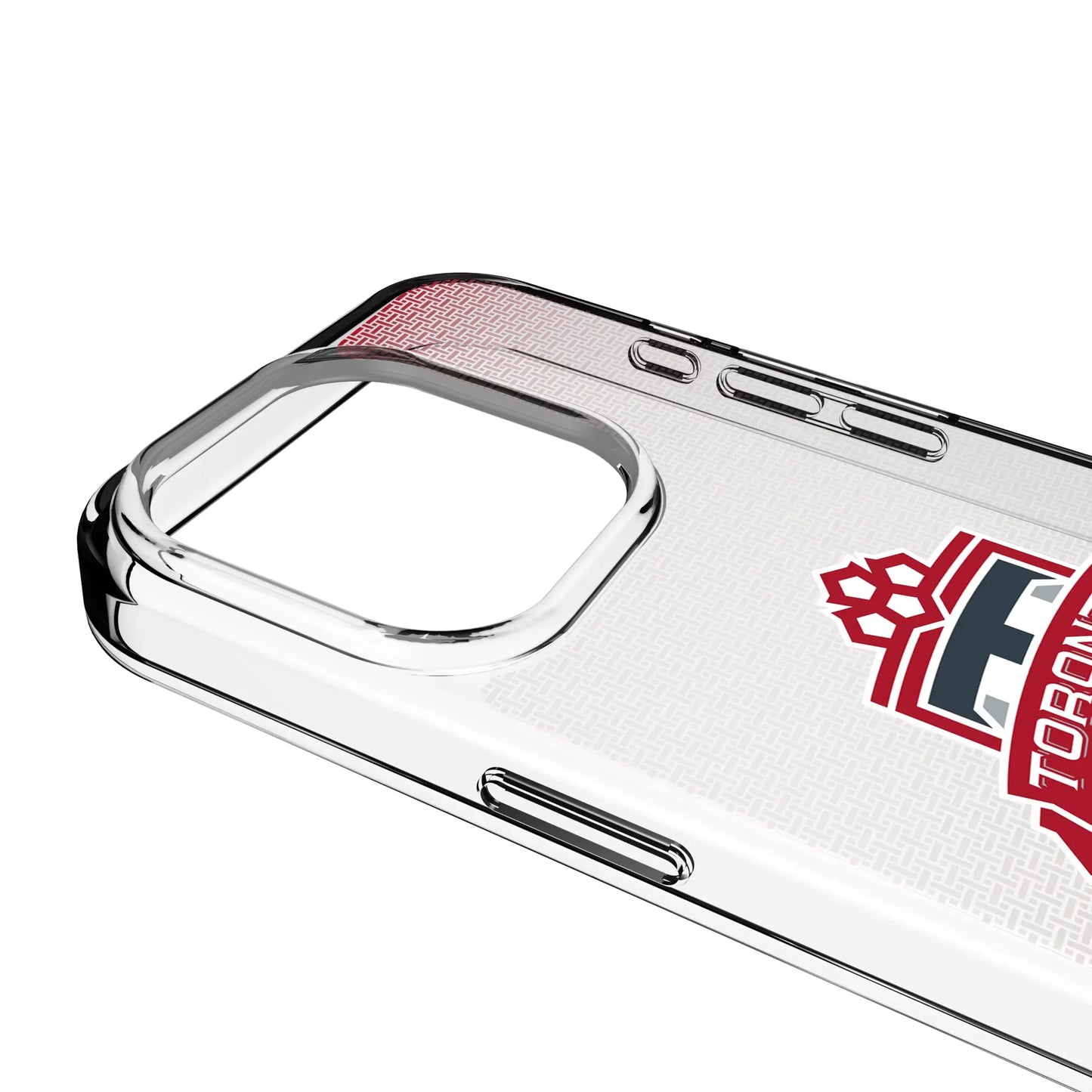 Toronto FC Linen Clear Phone Case for Apple iPhone