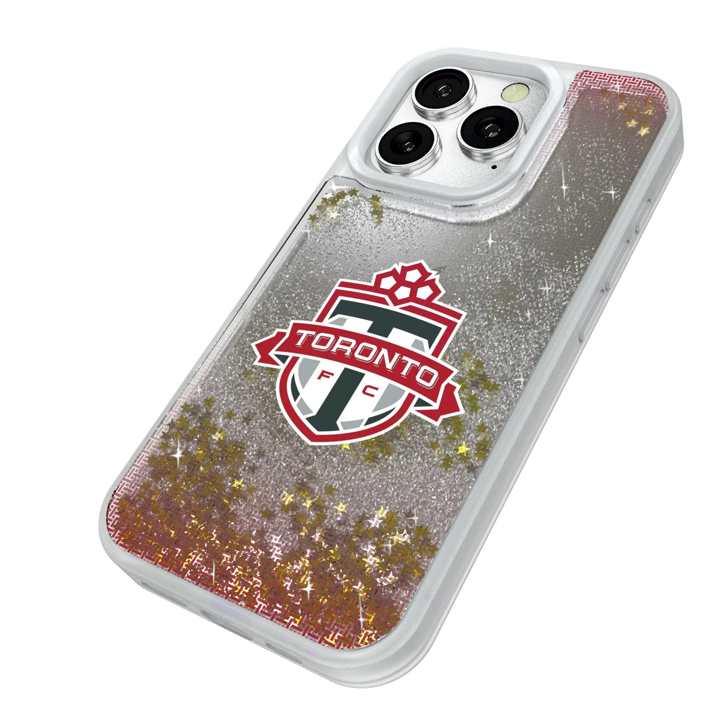 Toronto FC Linen Glitter Phone Case for Apple iPhone