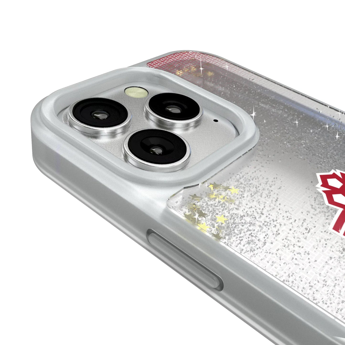 Toronto FC Linen Glitter Phone Case for Apple iPhone