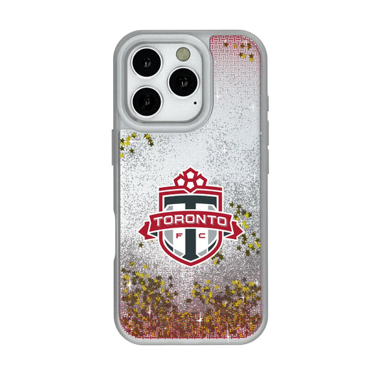 Toronto FC Linen Glitter Phone Case for Apple iPhone