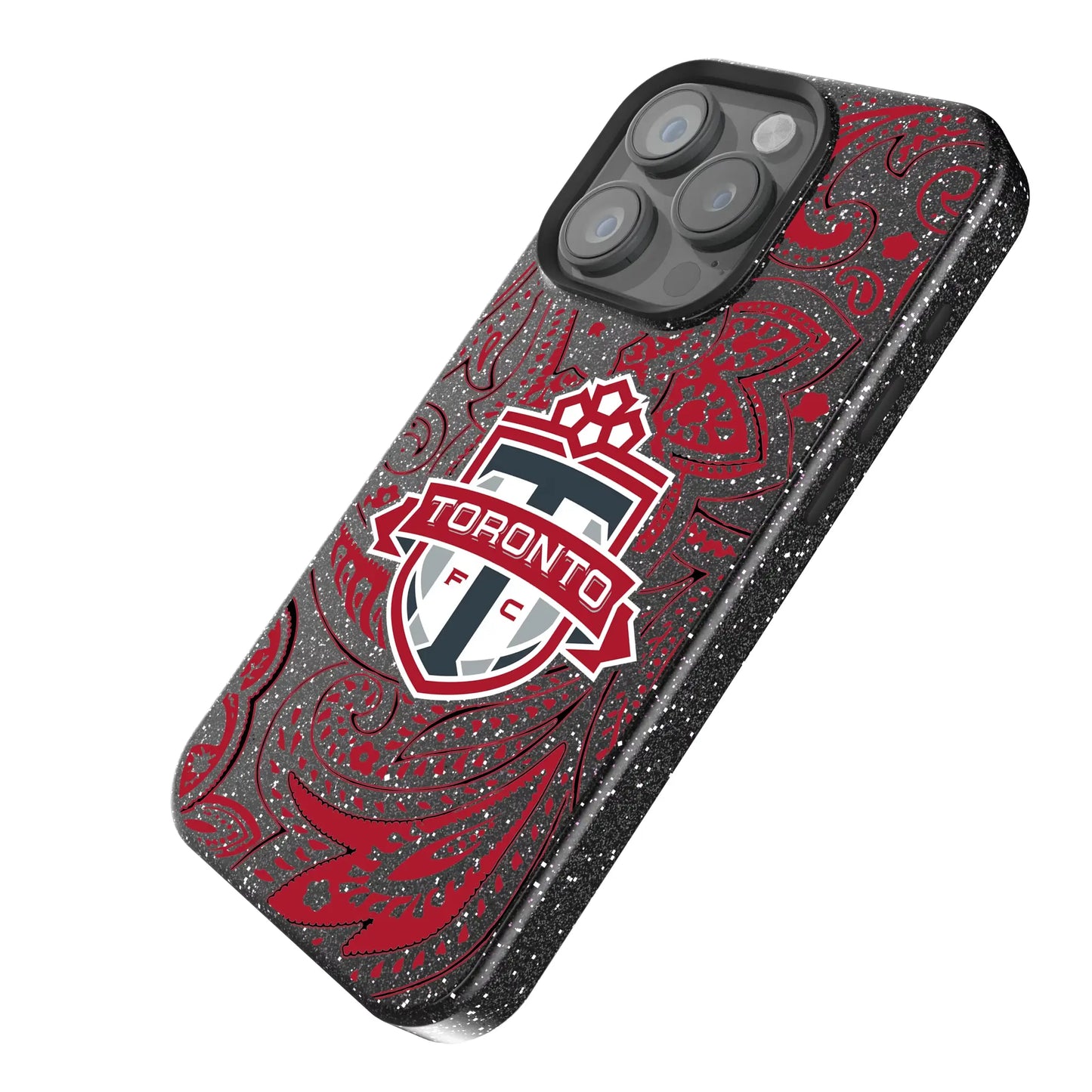 Toronto FC Paisley Black Bling Phone Case for Apple iPhone