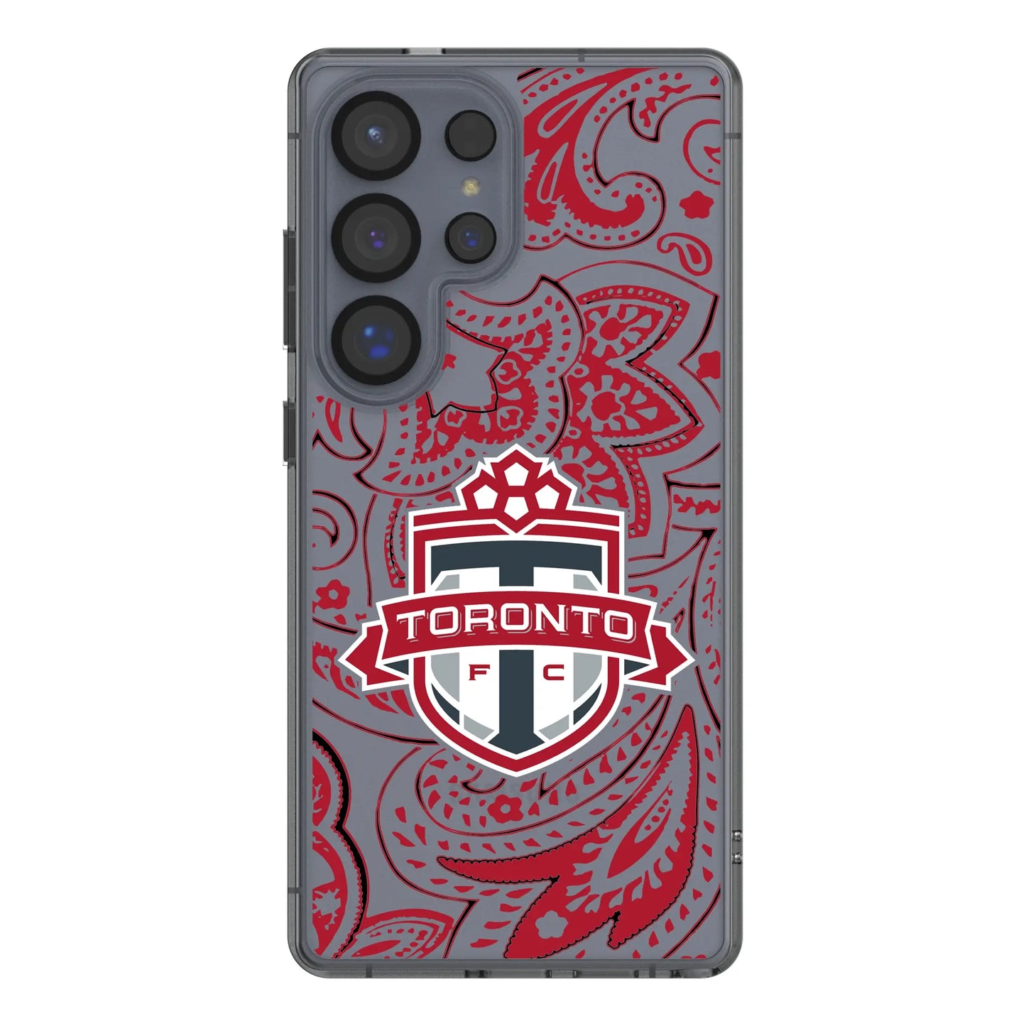 Toronto FC Paisley Clear Phone Case for Samsung Galaxy