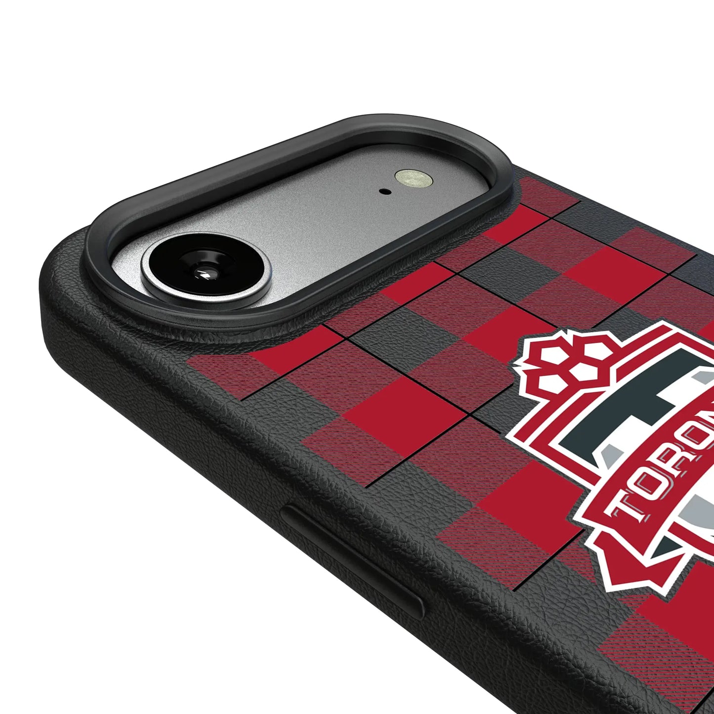 Toronto FC Plaid MagSafe Compatible Phone Case for Apple iPhone