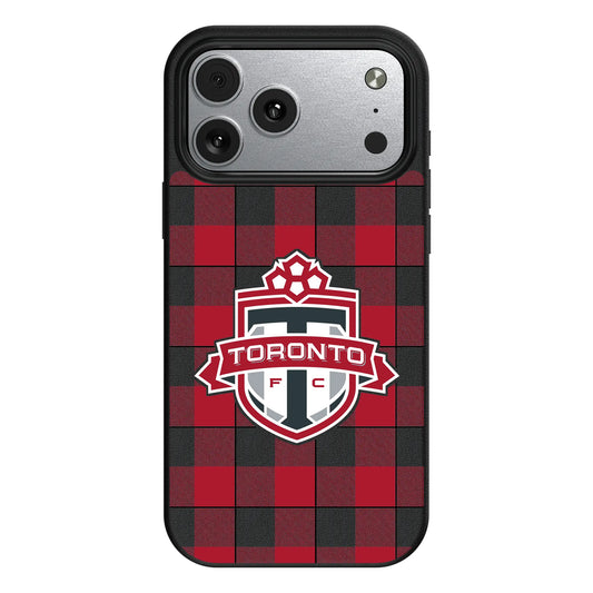 Toronto FC Plaid MagSafe Compatible Phone Case for Apple iPhone