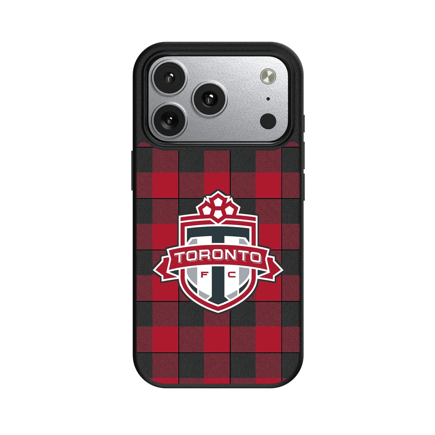 Toronto FC Plaid MagSafe Compatible Phone Case for Apple iPhone