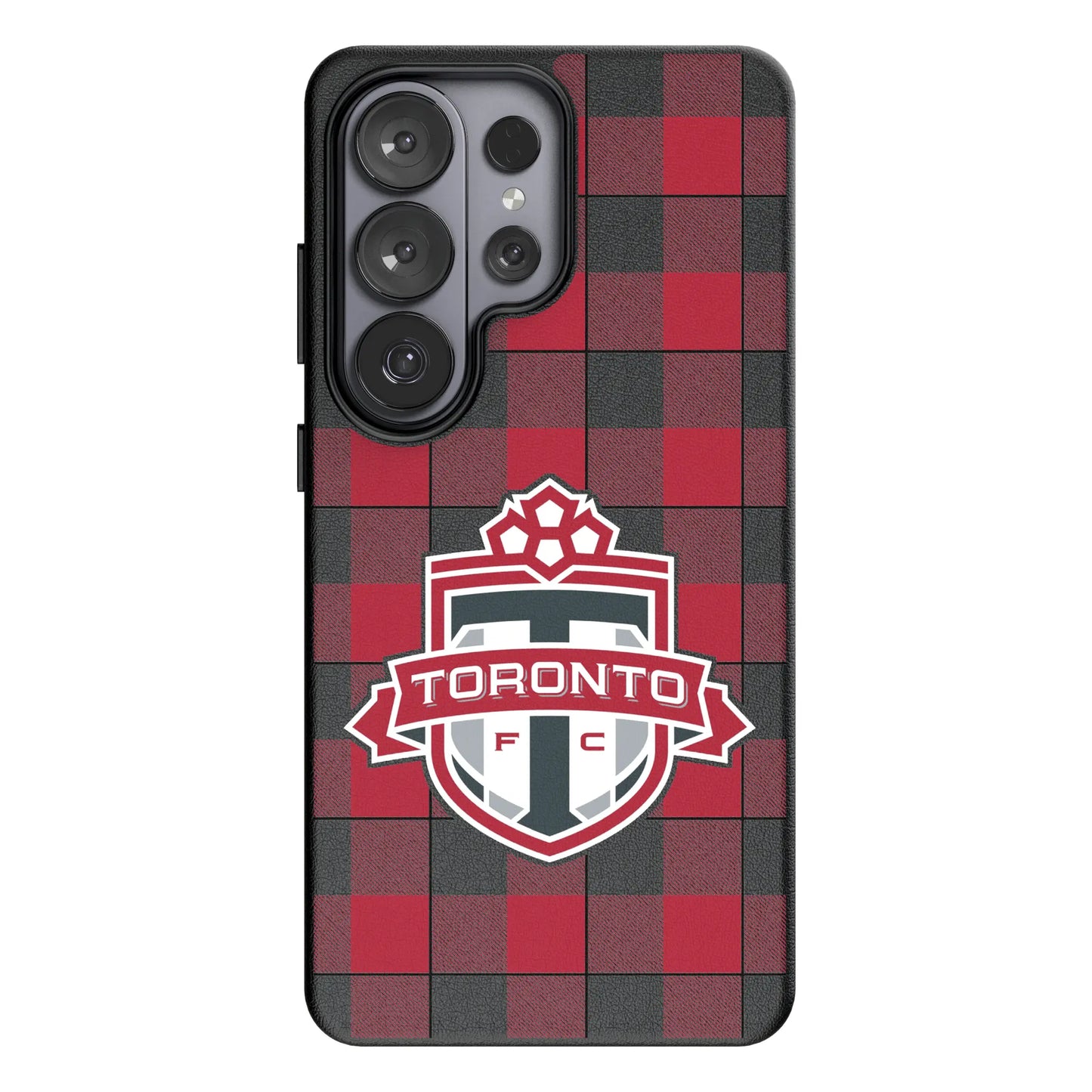 Toronto FC Plaid MagSafe Compatible Phone Case for Samsung Galaxy