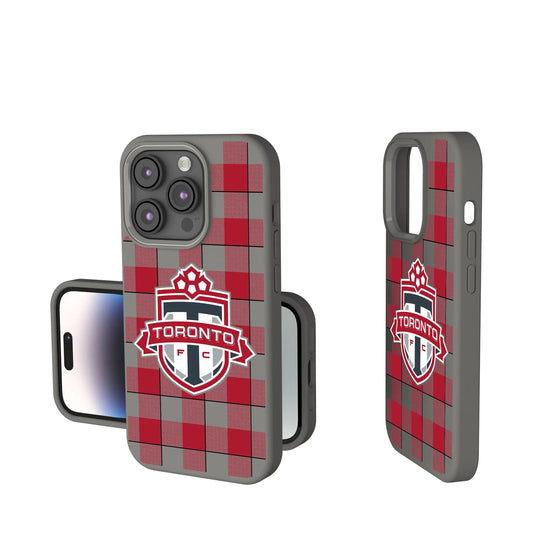 Toronto FC Plaid Soft Touch Phone Case for Apple iPhone