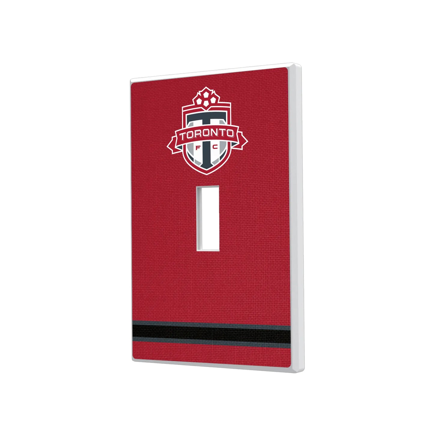 Toronto FC Stripe Hidden-Screw Light Switch Plate
