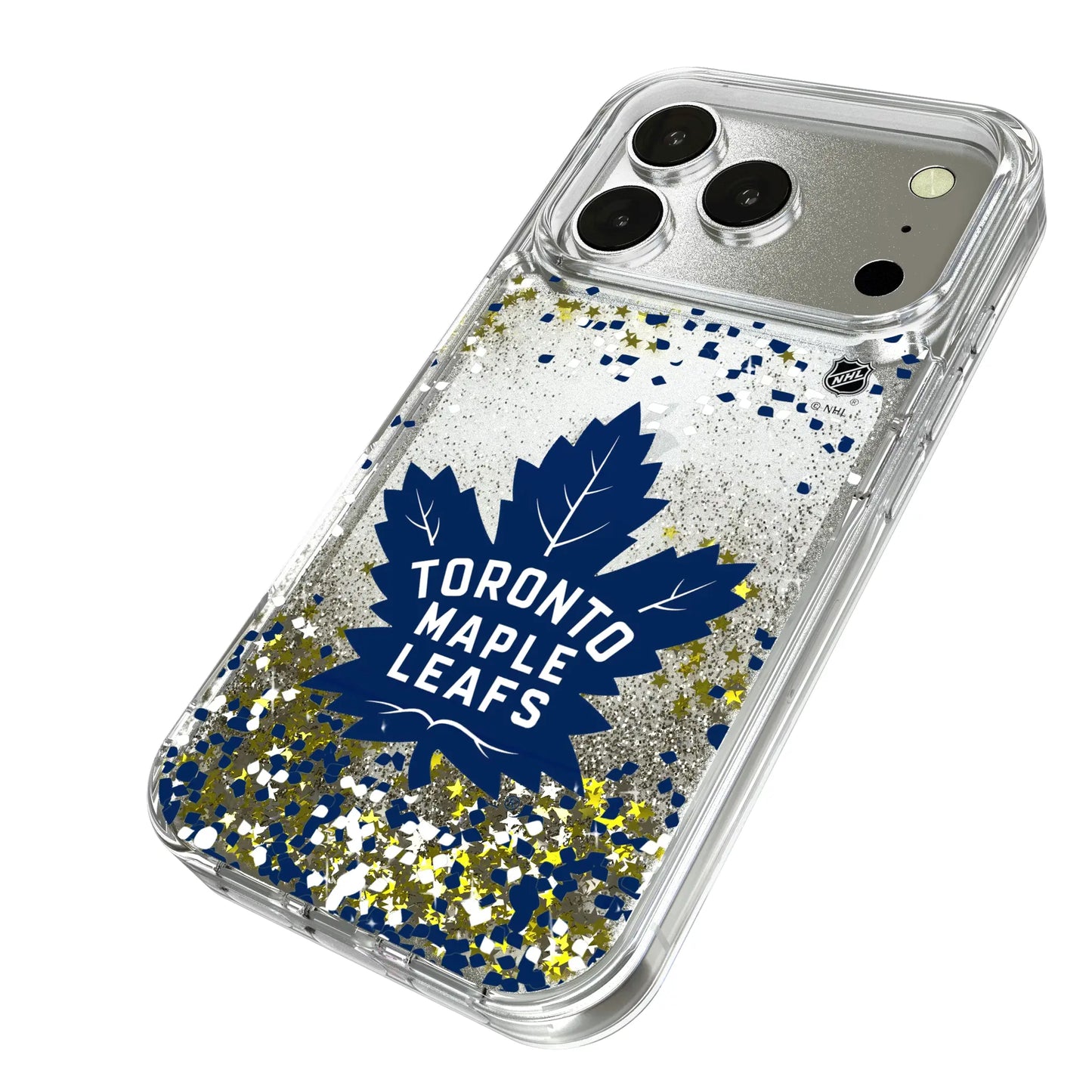 Toronto Maple Leafs Confetti Glitter Phone Case for Apple iPhone