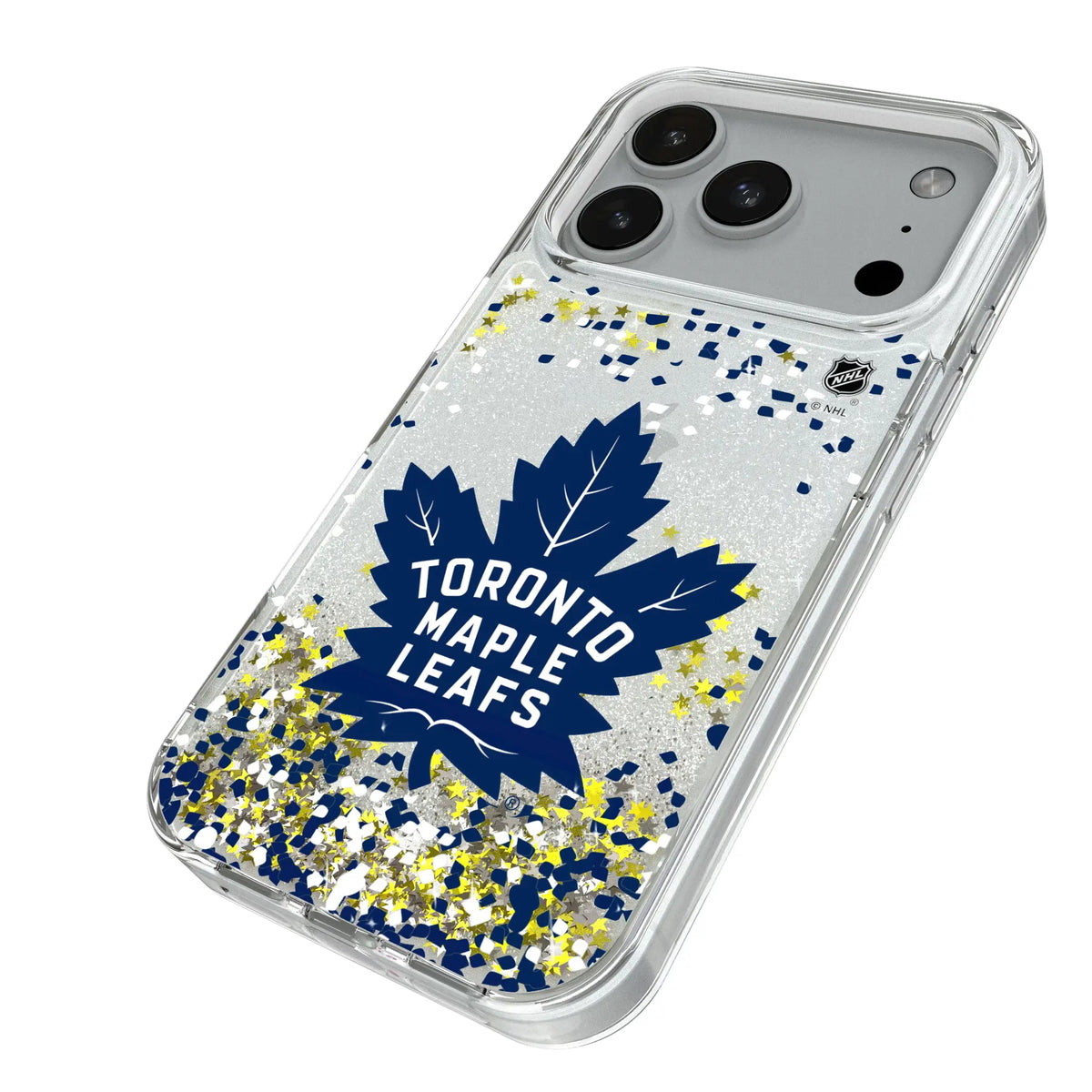 Toronto Maple Leafs Confetti Glitter Phone Case for Apple iPhone