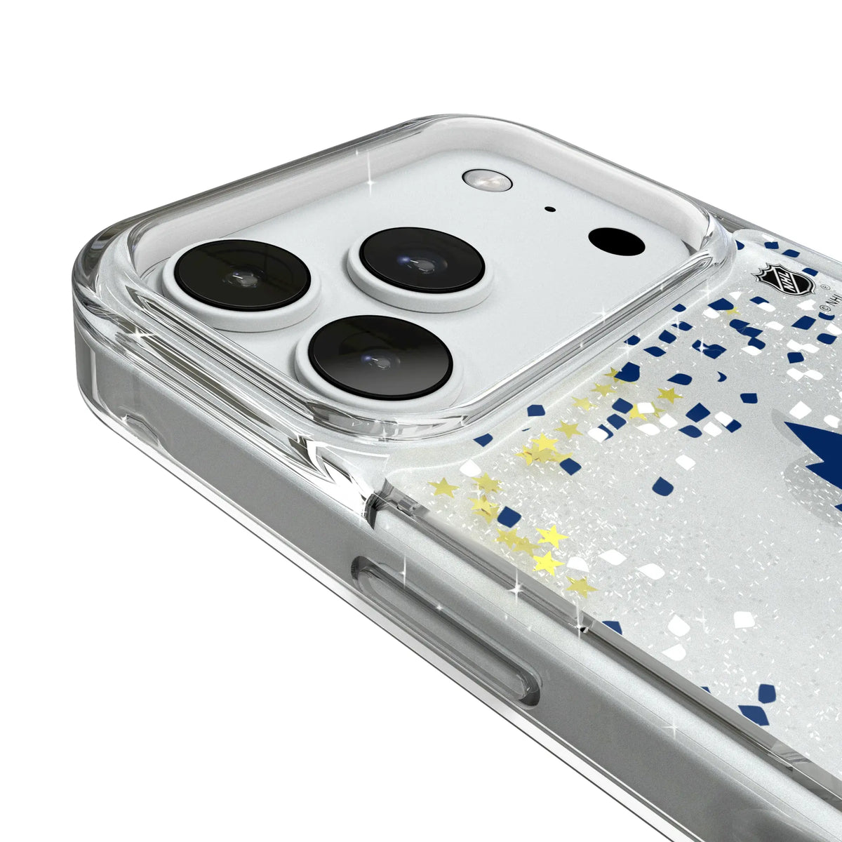 Toronto Maple Leafs Confetti Glitter Phone Case for Apple iPhone