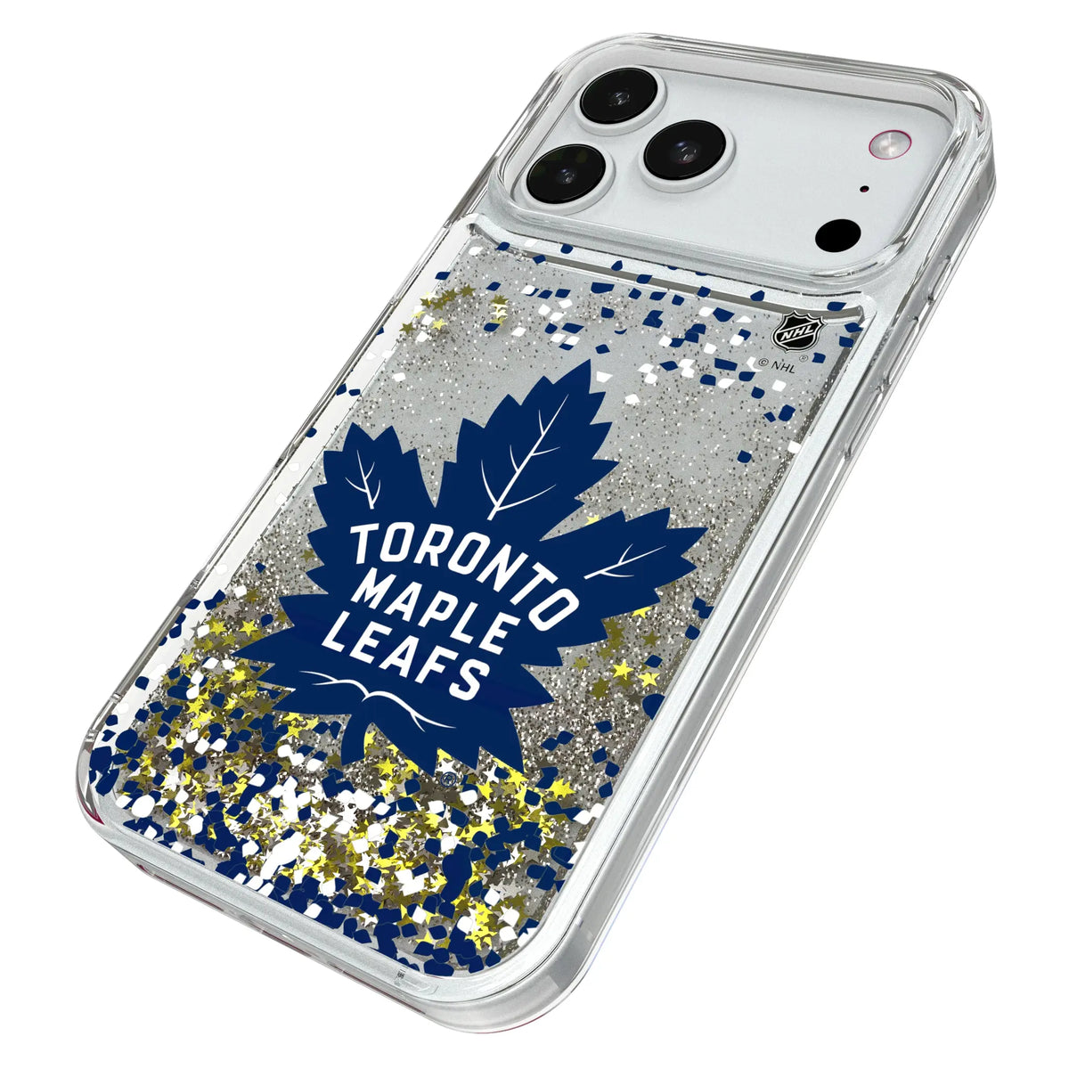 Toronto Maple Leafs Confetti Glitter Phone Case for Apple iPhone