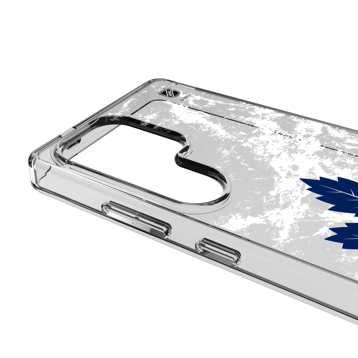 Toronto Maple Leafs Ice Stripe Clear Phone Case for Samsung Galaxy