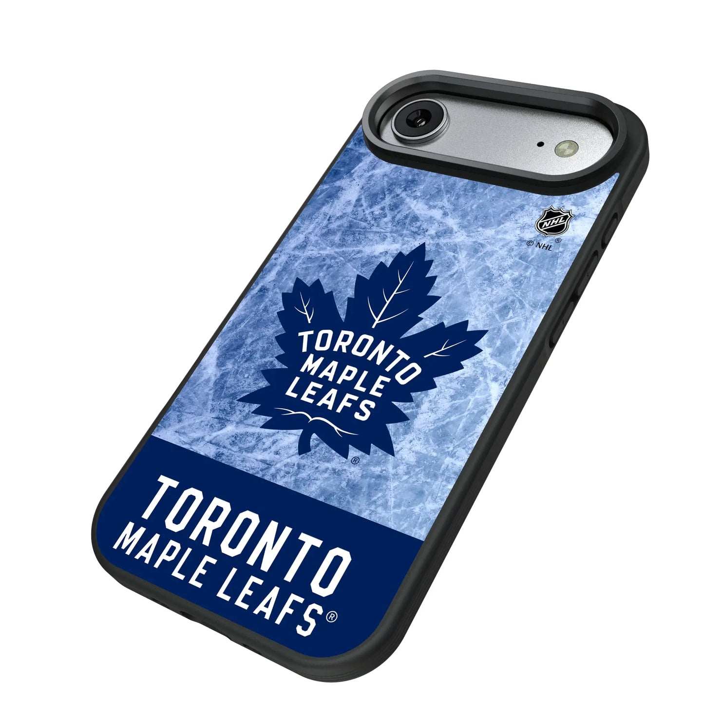 Toronto Maple Leafs Ice Wordmark Bump Phone Case for Apple iPhone